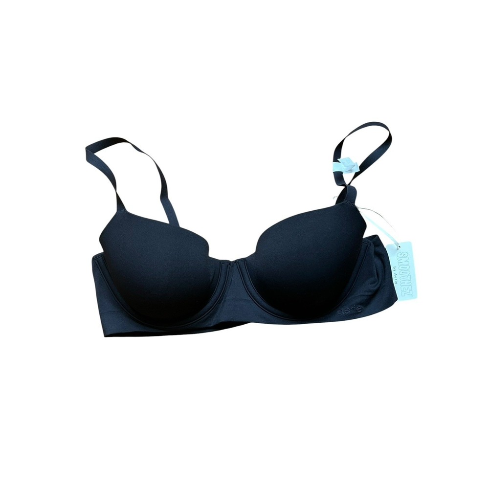 NWT Smoothez by Aerie Black Demi Lightly Lined Bra Size 34B